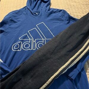 Youth large/XL lot of shirts, and athletic pants